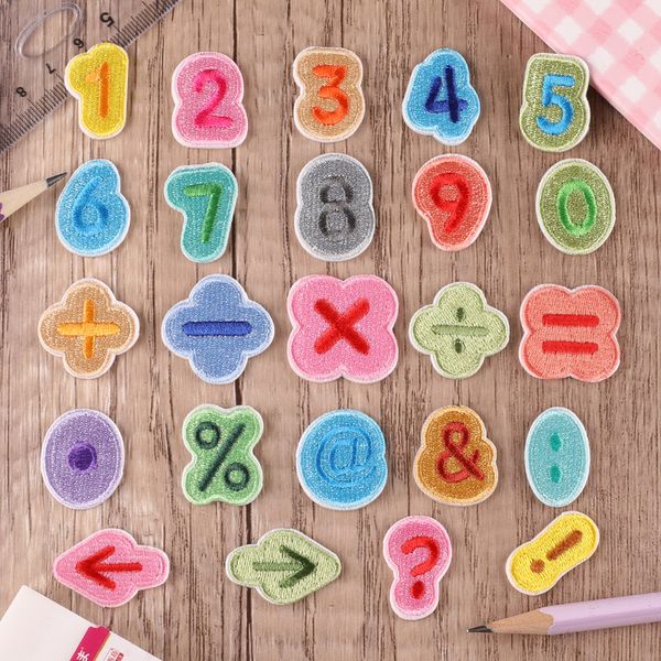 notions iron on patches for kids clothes cartoons number embroidered self adhesive patches mathematical symbol applique for clothes backpack, Black
notions iron on patches for kids clothes cartoons number embroidered self adhesive patches mathematical symbol applique for clothes backpack, Black