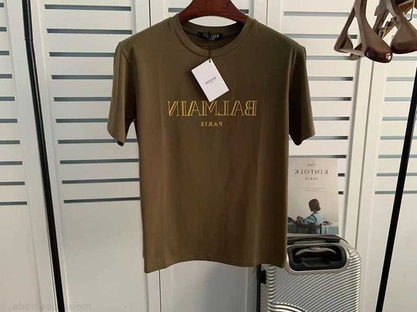 designer luxury coats ss spring and summer new bal short sleeve shoulder gold button bronzed letter cotton tshirt lovers classic pttg2 u3cf, Black;white
designer luxury coats ss spring and summer new bal short sleeve shoulder gold button bronzed letter cotton tshirt lovers classic pttg2 u3cf, Black;white