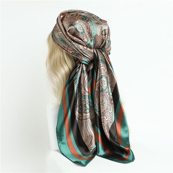 bandanas durag silk square scarf women kerchief hijab summer luxury brand female beach stoles echarpe satin headband shawl wraps bandana 230, Blue;gray
bandanas durag silk square scarf women kerchief hijab summer luxury brand female beach stoles echarpe satin headband shawl wraps bandana 230, Blue;gray