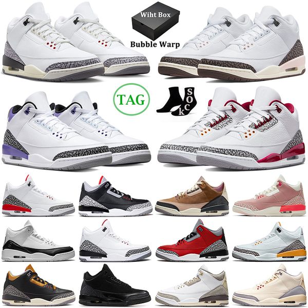with box 3 men basketball shoes 3s sneakers white cement reimagined fire red cardinal dark iris pine green unc lucky green muslin mens women
with box 3 men basketball shoes 3s sneakers white cement reimagined fire red cardinal dark iris pine green unc lucky green muslin mens women