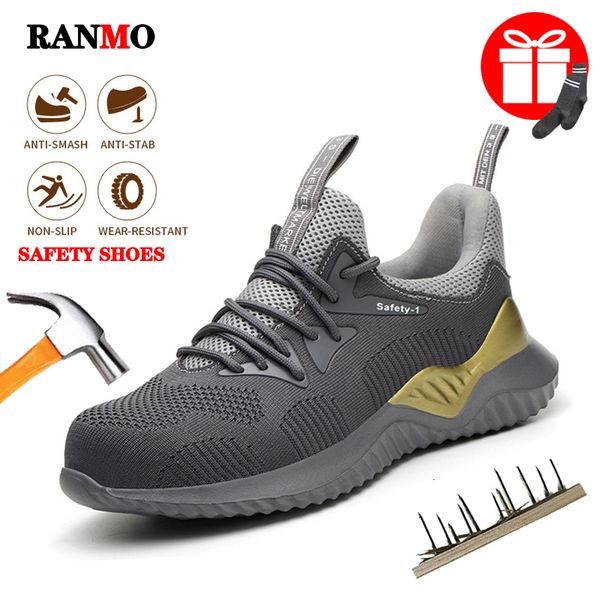 dress shoes mens boots safety steel toe breathable punctureproof work male footwear construction sneakers 3646 230407, Black
dress shoes mens boots safety steel toe breathable punctureproof work male footwear construction sneakers 3646 230407, Black