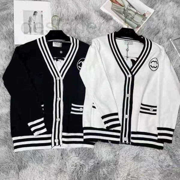 women's sweaters designer sweater v-neck luxury cardigan button high-end comfort plus size xhsu, White;black
women's sweaters designer sweater v-neck luxury cardigan button high-end comfort plus size xhsu, White;black