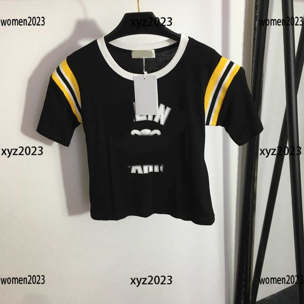 luxury letter printing tees woman t-shirt girl short sleeve summer fashion stripe stitching design diesel new arrivals, White
luxury letter printing tees woman t-shirt girl short sleeve summer fashion stripe stitching design diesel new arrivals, White