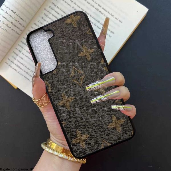 Image of Phone Cases Beautiful S21 S22 S23 Ultra Plus Samsung Galaxy Luxury Brand Leather Purse High Qulity S10 S 10 20 21 22 23 Note10 Note20 Case with Box Man Woman 820