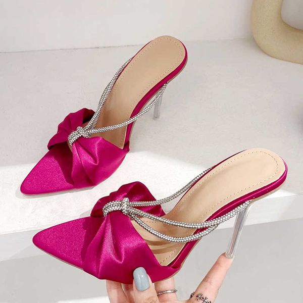 nxy slippers new arrival green silk crystal mule high heels slippers sandals pointed toe strappy slides party dress shoes women pumps 230406, Black
nxy slippers new arrival green silk crystal mule high heels slippers sandals pointed toe strappy slides party dress shoes women pumps 230406, Black