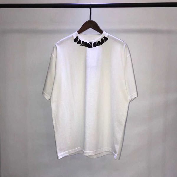 short balencigas designer mens comfortable t-shirts neckline printed sleeves letters tees fashion casual crew couples neck men women tshirts, White;black
short balencigas designer mens comfortable t-shirts neckline printed sleeves letters tees fashion casual crew couples neck men women tshirts, White;black