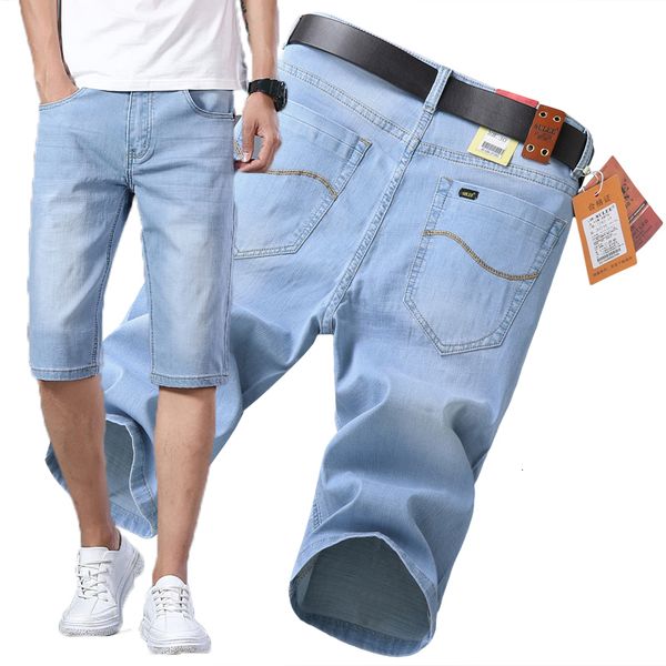 men s jeans 2023 sulee summer thin short denim casual men pants clothing black blue knee length homme original slim fit stretch 230407
men s jeans 2023 sulee summer thin short denim casual men pants clothing black blue knee length homme original slim fit stretch 230407