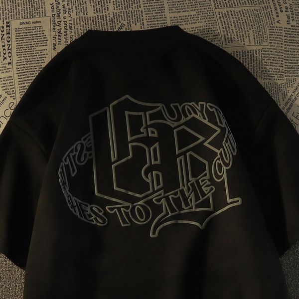 men's t-shirts american retro oversize letter printing short sleeved t shirt men and women summer loose ins street trend y2k men clothi, White;black
men's t-shirts american retro oversize letter printing short sleeved t shirt men and women summer loose ins street trend y2k men clothi, White;black