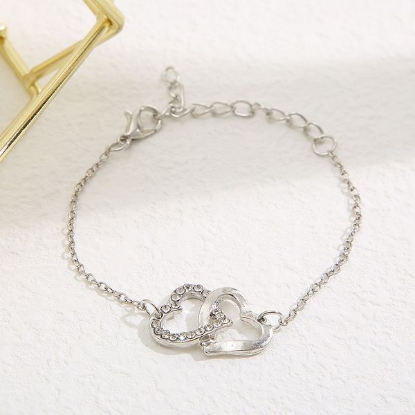 10 sets/lot heart linked to heart necklace ear studs bracelet ring 4pcs sets inlaid rhinestone crystal twinkle elling valentine's day g, Black
10 sets/lot heart linked to heart necklace ear studs bracelet ring 4pcs sets inlaid rhinestone crystal twinkle elling valentine's day g, Black
