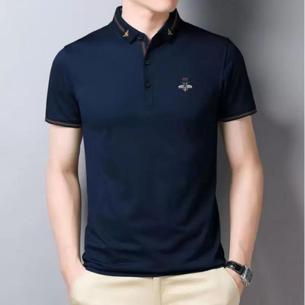ssmen's knitted polo shirt autumn lapel short sleeve sweater stripe contrast color tide brand large size sweater half sleeve handsome, White;black
ssmen's knitted polo shirt autumn lapel short sleeve sweater stripe contrast color tide brand large size sweater half sleeve handsome, White;black