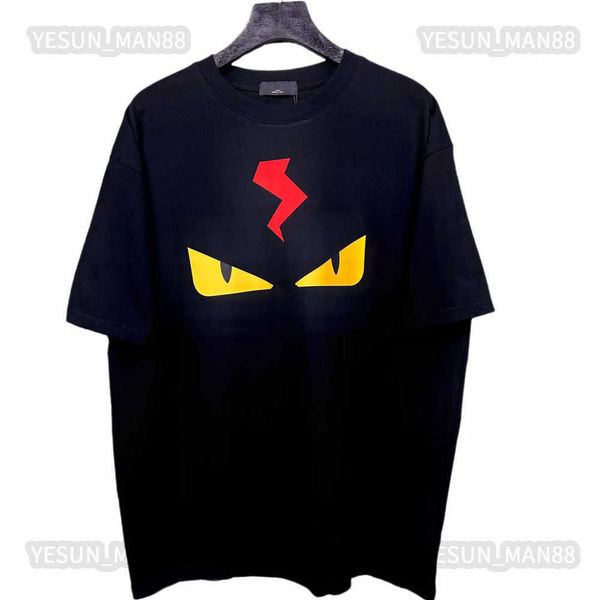 designer luxury fendyity classic t shirt red lightning little monster eyes printing mens and womens summer breathable cotton loose tee, White;black
designer luxury fendyity classic t shirt red lightning little monster eyes printing mens and womens summer breathable cotton loose tee, White;black
