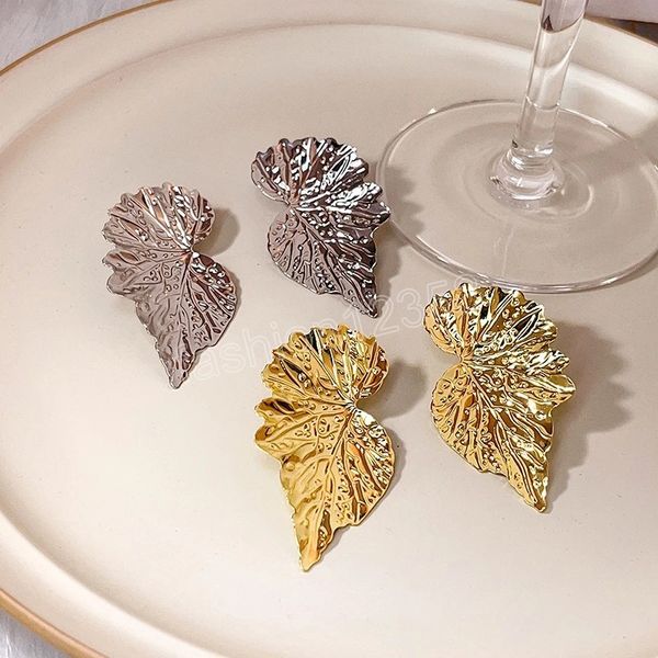 vintage big statement metal leaf dangle earrings for women geometric stud jewelry gold silver color exaggerated earrings
vintage big statement metal leaf dangle earrings for women geometric stud jewelry gold silver color exaggerated earrings