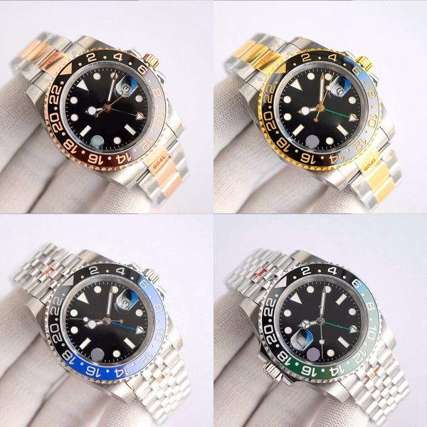 Luxury designer watch GMT automatic movement watch 40mm 904L stainless steel strap ceramic dial waterproof sapphire watch Business casual Montre de Luxe root beer, 17
Luxury designer watch GMT automatic movement watch 40mm 904L stainless steel strap ceramic dial waterproof sapphire watch Business casual Montre de Luxe root beer, 17