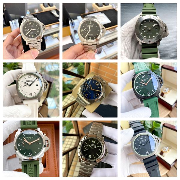 2023 44mm new mens sports watch designer luxury watch stainless steel material waterproof glow wristwatches for men automatic movement watch, Slivery;brown
2023 44mm new mens sports watch designer luxury watch stainless steel material waterproof glow wristwatches for men automatic movement watch, Slivery;brown