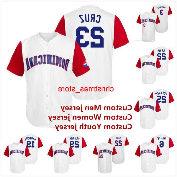 custom dominican republic world baseball classic wbc stitched jersey manny machado starling marte jose bautista robinson cano nelson cr
custom dominican republic world baseball classic wbc stitched jersey manny machado starling marte jose bautista robinson cano nelson cr
