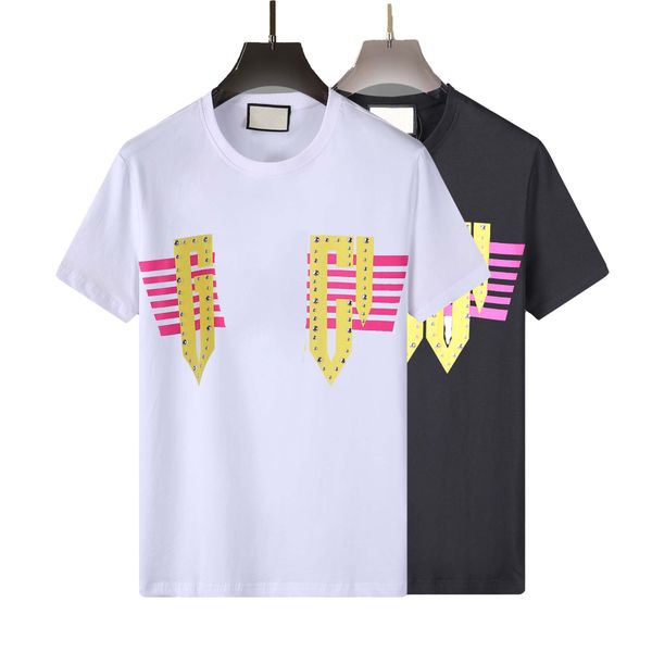 gu spring and summer men's t-shirt designer men's and women's shirts fashion t-shirt riveted letter print casual summer short, White;black
gu spring and summer men's t-shirt designer men's and women's shirts fashion t-shirt riveted letter print casual summer short, White;black