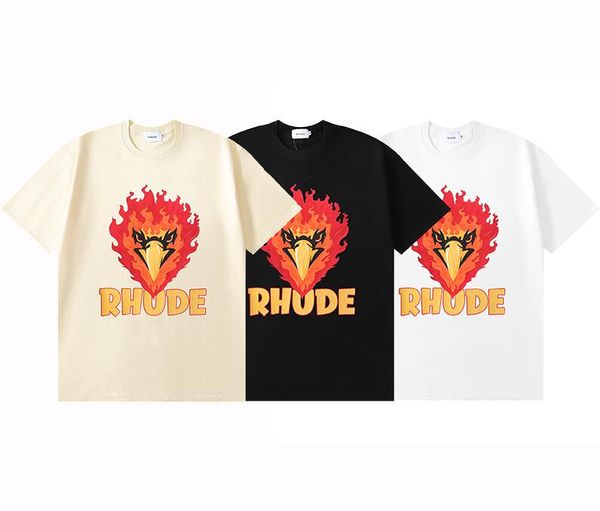 white black classical rhude designer t shirt summer short sleeve eagle flame men women tshirt tee mens clothes
white black classical rhude designer t shirt summer short sleeve eagle flame men women tshirt tee mens clothes