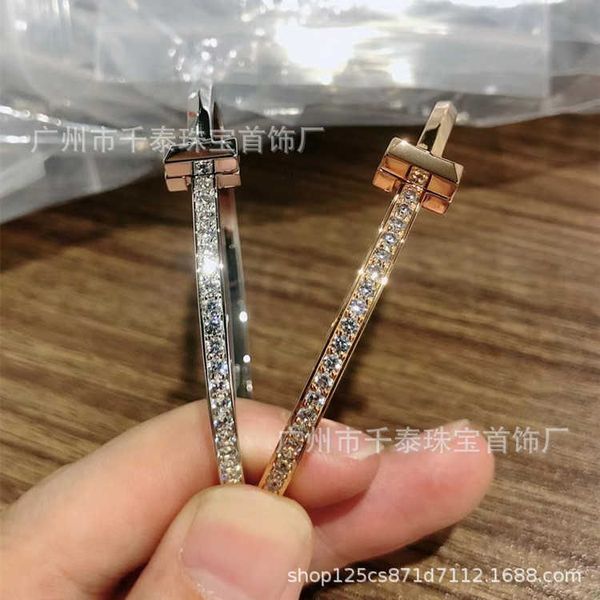 internet celebrity s925 sterling silver tiffay t1 bracelet 18k rose gold plated wide narrow half diamond, Black
internet celebrity s925 sterling silver tiffay t1 bracelet 18k rose gold plated wide narrow half diamond, Black