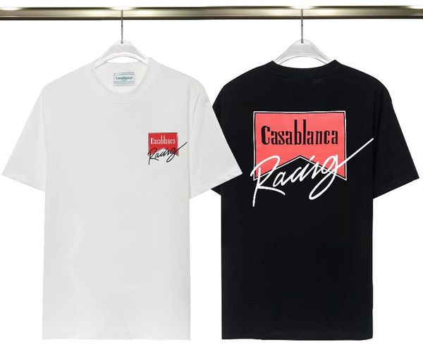 classical white black casa designer t shirt summer short sleeve racing casablanca men women tshirt tee mens clothes
classical white black casa designer t shirt summer short sleeve racing casablanca men women tshirt tee mens clothes