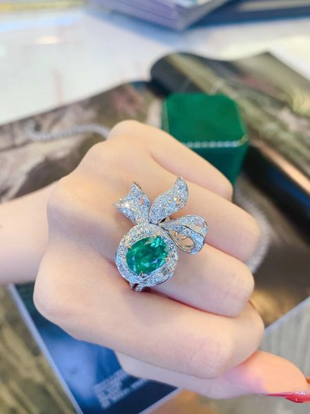 bowknot emerald diamond ring 925 sterling silver engagement wedding band rings for women bridal promise party jewelry gift, Slivery;golden
bowknot emerald diamond ring 925 sterling silver engagement wedding band rings for women bridal promise party jewelry gift, Slivery;golden