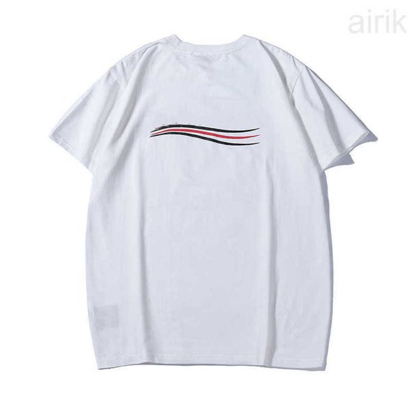 brand men's t-shirt wavy pattern fashion paris men's women's couple summer casual t-shirts m balencigas xl xxl, White;black
brand men's t-shirt wavy pattern fashion paris men's women's couple summer casual t-shirts m balencigas xl xxl, White;black