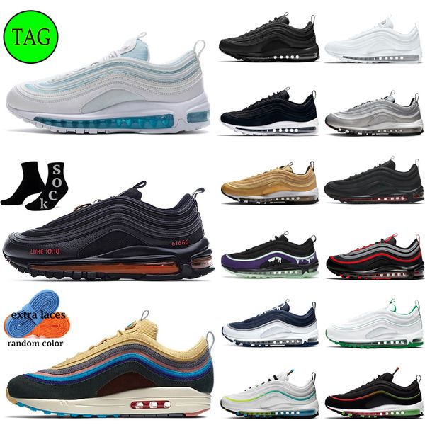 running shoes 97 97s mens women original sneakers desingner trainers hundred hollowed triple black white sillver bullet jesus satan light bo
running shoes 97 97s mens women original sneakers desingner trainers hundred hollowed triple black white sillver bullet jesus satan light bo