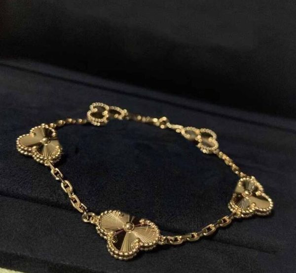 van clover bracelet s925 fourleaf clover silver charm bracelet with diamond 5 flower design in 18k gold plated womens jewellery gift, Golden;silver
van clover bracelet s925 fourleaf clover silver charm bracelet with diamond 5 flower design in 18k gold plated womens jewellery gift, Golden;silver