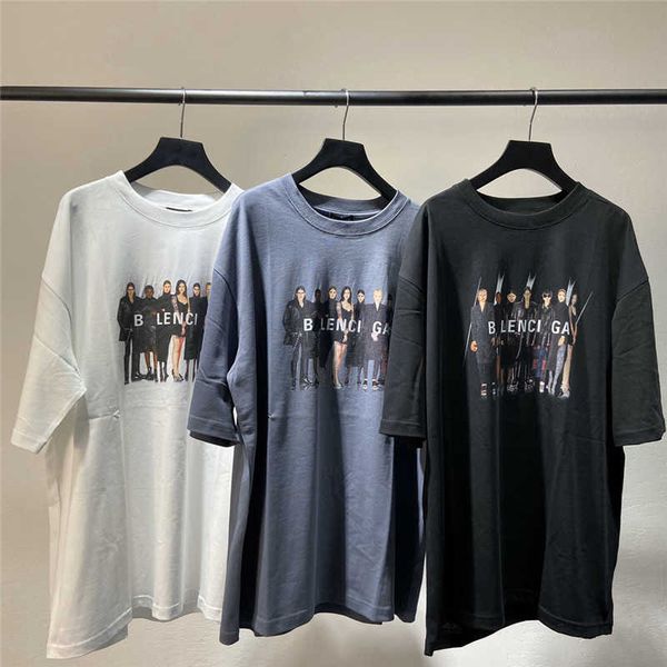 designer's new men's women's short sleeved sportswear set correct version luxury classic basic b portrait print and os loose, White;black
designer's new men's women's short sleeved sportswear set correct version luxury classic basic b portrait print and os loose, White;black