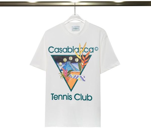 men's t-shirts classical white black casa designer t shirt summer short sleeve tennis club casablanca men women tshirt tee mens clothes 
men's t-shirts classical white black casa designer t shirt summer short sleeve tennis club casablanca men women tshirt tee mens clothes
