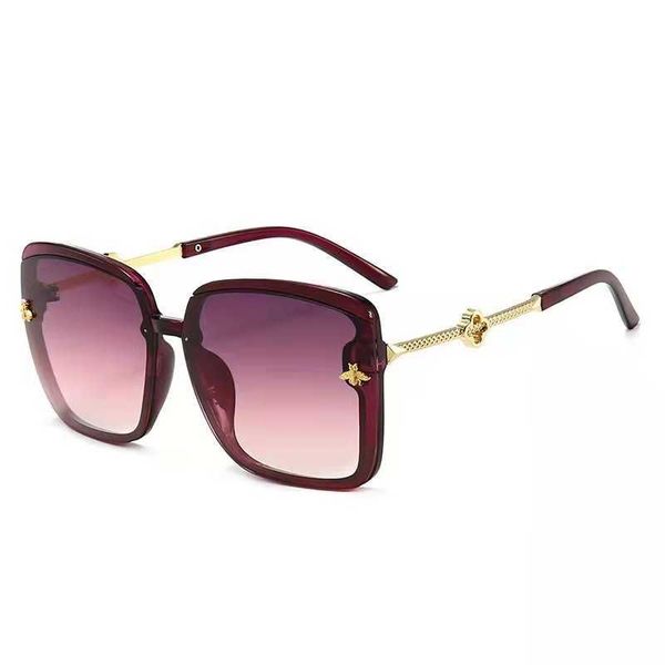 2022 fashion little bee personality box metal sunglasses versatile square sunglasses female 6045, White;black
2022 fashion little bee personality box metal sunglasses versatile square sunglasses female 6045, White;black