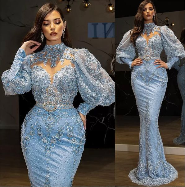 plus size arabic aso ebi luxurious lace beaded prom dresses mermaid high neck evening formal party second reception gowns dress, Black
plus size arabic aso ebi luxurious lace beaded prom dresses mermaid high neck evening formal party second reception gowns dress, Black