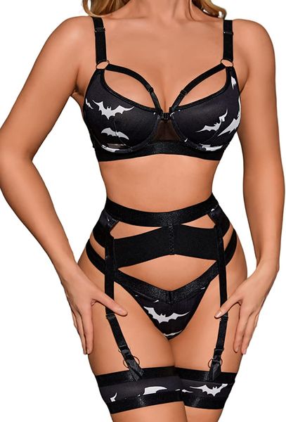 kaei&shi garter lingerie for womenlace lingeriesheer matching 4 piece lingerie set, Red;black
kaei&shi garter lingerie for womenlace lingeriesheer matching 4 piece lingerie set, Red;black