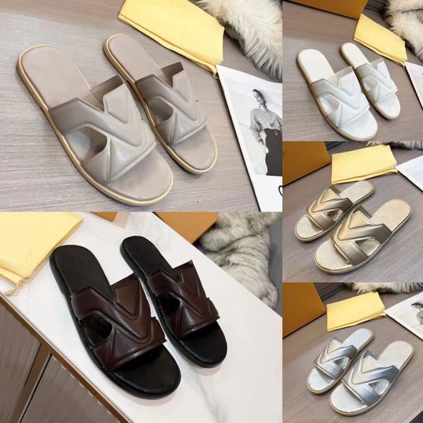 2023 designer classic men's and women's sandals slippers fashion trend rubber sole wide sliding hook and loop fasteners leather lu, Black
2023 designer classic men's and women's sandals slippers fashion trend rubber sole wide sliding hook and loop fasteners leather lu, Black