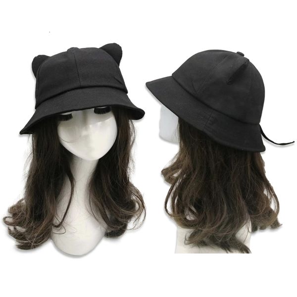wide brim hats bucket hats cartoon fisherman hat cute cat ear tail bucket hat sweet basin hat student hat without makeup girl goout hat fold, Blue;gray
wide brim hats bucket hats cartoon fisherman hat cute cat ear tail bucket hat sweet basin hat student hat without makeup girl goout hat fold, Blue;gray