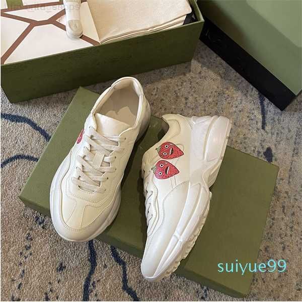 designer shoes sneaker daddy shoe casual rhyton series mens women leather sneakers double g knitted rubber sole platform luxurys trainer fzq, Black
designer shoes sneaker daddy shoe casual rhyton series mens women leather sneakers double g knitted rubber sole platform luxurys trainer fzq, Black