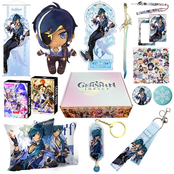 keychains lanyards genshin impact alhaitham baizhu kaveh yelan eula qiqi beelzebul hutao xiao zhongli gift box include keychain plush doll s, Silver
keychains lanyards genshin impact alhaitham baizhu kaveh yelan eula qiqi beelzebul hutao xiao zhongli gift box include keychain plush doll s, Silver