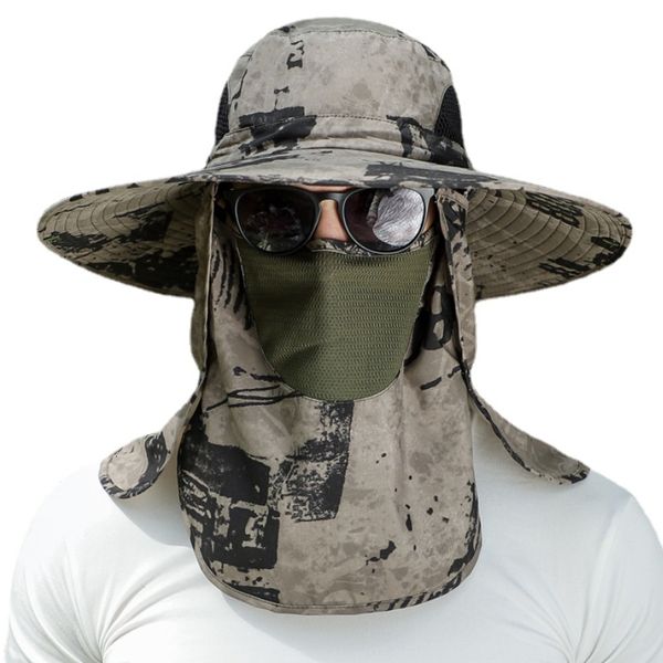 wide brim hats bucket hats 3pcs/set men bucket hat with shawl veil camouflage summer sand prevention 12cm army sun hat waterproof outdoor ca, Blue;gray
wide brim hats bucket hats 3pcs/set men bucket hat with shawl veil camouflage summer sand prevention 12cm army sun hat waterproof outdoor ca, Blue;gray