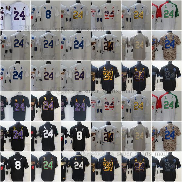 new baseball jersey 8# 24#black mamba dodgers city white green blue stitched jerseys men women youth size s--xxxl, Blue;black
new baseball jersey 8# 24#black mamba dodgers city white green blue stitched jerseys men women youth size s--xxxl, Blue;black
