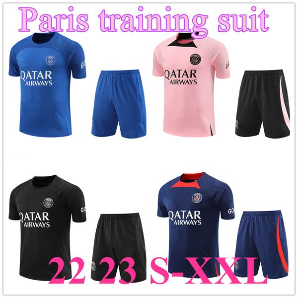22 23 new psgs soccer jersey tracksuits men training suit short sleeve 22/23 paris football training uniform chandal sweatshirt set, Gray
22 23 new psgs soccer jersey tracksuits men training suit short sleeve 22/23 paris football training uniform chandal sweatshirt set, Gray
