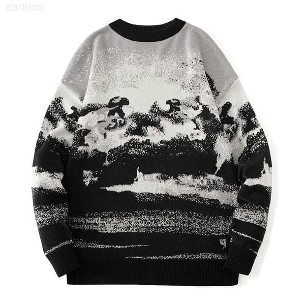 2023 new autumn winter casual sweater men loose harajuku style round neck long sleeve mens fashion pullovers trendy sweaters, White;black
2023 new autumn winter casual sweater men loose harajuku style round neck long sleeve mens fashion pullovers trendy sweaters, White;black