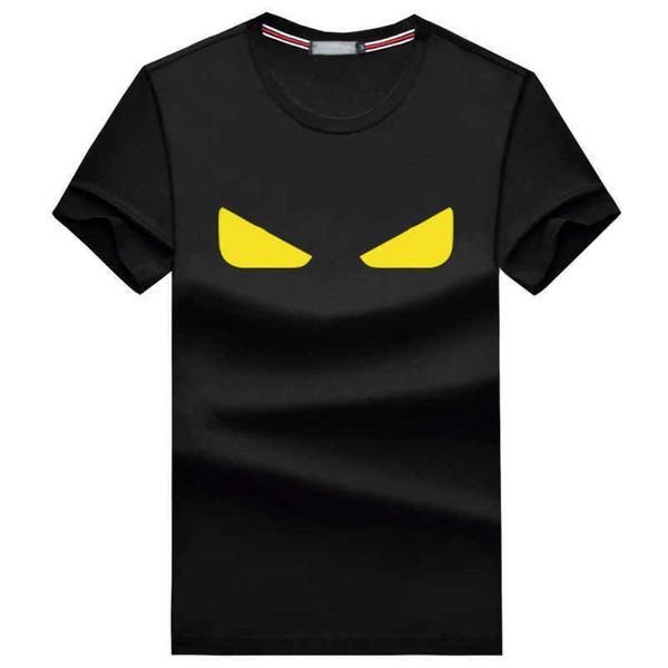 half ff fendyity designer luxury classics fashion trend neck versatile summer men's pure cotton round sleeve small monster print t-shir, Black;brown
half ff fendyity designer luxury classics fashion trend neck versatile summer men's pure cotton round sleeve small monster print t-shir, Black;brown