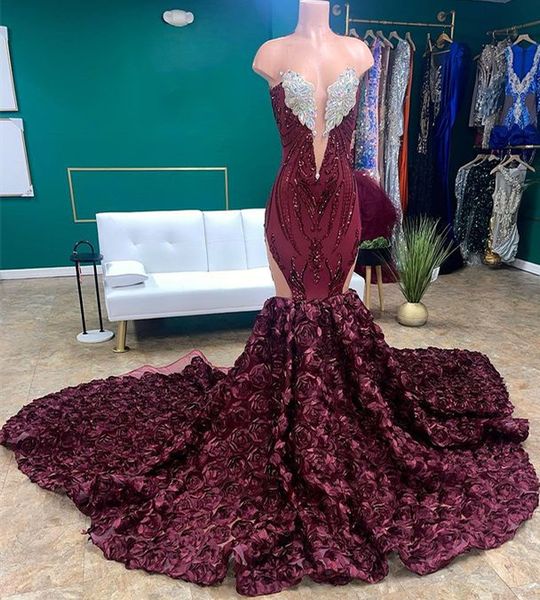 2023 april aso ebi burgundy mermaid prom dress beaded crystals evening formal party second reception birthday engagement gowns dresses robe, Black
2023 april aso ebi burgundy mermaid prom dress beaded crystals evening formal party second reception birthday engagement gowns dresses robe, Black