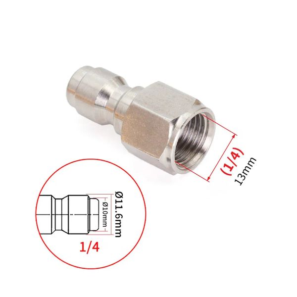 Image of wholesale YS metal ss304 female thread to quick connector suitable for high pressure washer car wash water gun ZZ