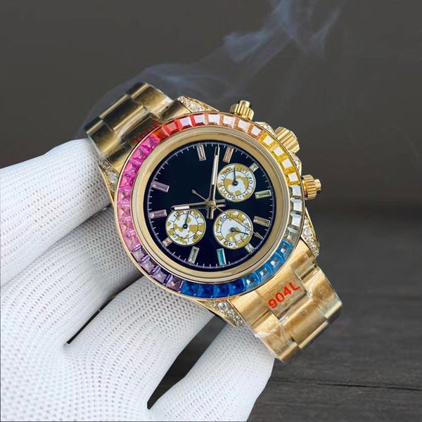 watch luxury mens watch diamond 40mm datona watch for man Stainless steel automatic mechanical wristwatch Sapphire luminous waterproof rainbow watch, Dc7
watch luxury mens watch diamond 40mm datona watch for man Stainless steel automatic mechanical wristwatch Sapphire luminous waterproof rainbow watch, Dc7