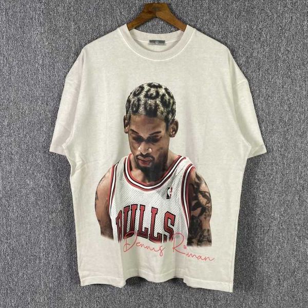 ins summer american high street rodman bug figure print short sleeve tee men's washable old loose t-shirt, White;black
ins summer american high street rodman bug figure print short sleeve tee men's washable old loose t-shirt, White;black