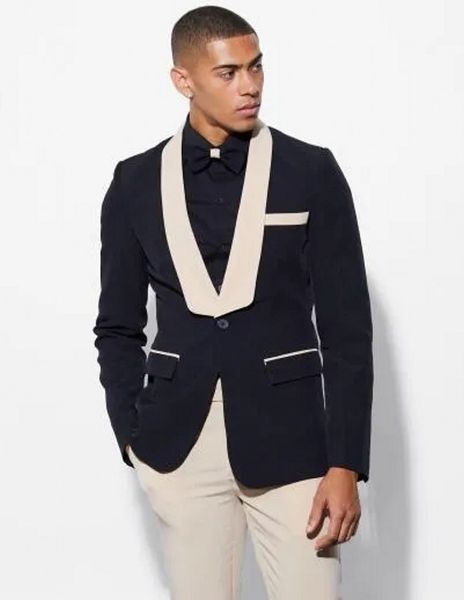 brand new black groom tuxedos white shawl lapel men wedding tuxedo fashion men jacket blazer men prom dinner/darty suit jacket pants tie 610, Black;gray
brand new black groom tuxedos white shawl lapel men wedding tuxedo fashion men jacket blazer men prom dinner/darty suit jacket pants tie 610, Black;gray