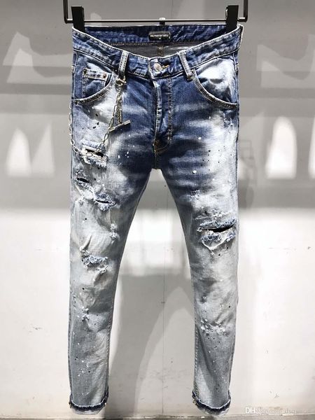 fashion moto phantom turtle classic d2 man jeans hip hop rock dsq mens casual dsquare design ripped jeans distressed skinny denim biker jean, Blue
fashion moto phantom turtle classic d2 man jeans hip hop rock dsq mens casual dsquare design ripped jeans distressed skinny denim biker jean, Blue