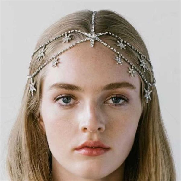 wedding hair jewelry novelly crystal stars multi-layer head chain wedding hair jewelry for women rhinestone tassel forehead chain headband h, Slivery;golden
wedding hair jewelry novelly crystal stars multi-layer head chain wedding hair jewelry for women rhinestone tassel forehead chain headband h, Slivery;golden