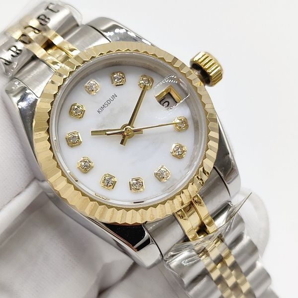 luxury gold women's watch brand 28mm designer wrist watch diamond women's watch for women's valentine's day mother', Slivery;golden
luxury gold women's watch brand 28mm designer wrist watch diamond women's watch for women's valentine's day mother', Slivery;golden