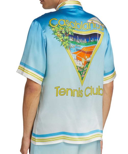 casablanca designer shirt 23ss blue tennis court men and women's white twill silk short-sleeved shirt casablanc, White;black
casablanca designer shirt 23ss blue tennis court men and women's white twill silk short-sleeved shirt casablanc, White;black